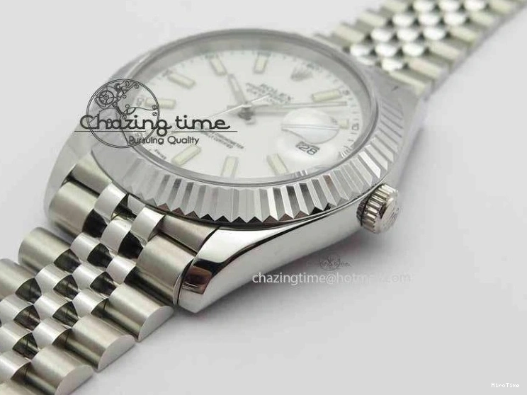 MiroTime 0211 SmartChoice DateJust II 41mm BP Maker Best Edition White Dial On New Version Jubilee Bracelet A 3636